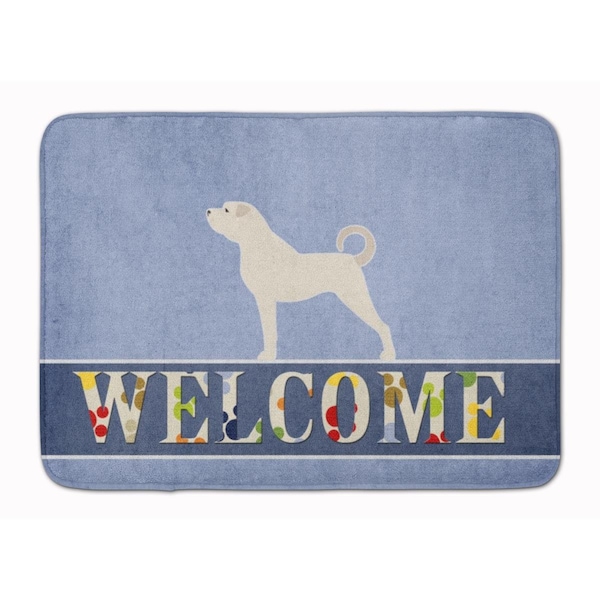 Carolines Treasures Anatolian Shepherd Welcome Machine Washable Memory Foam Mat BB5581RUG - main
